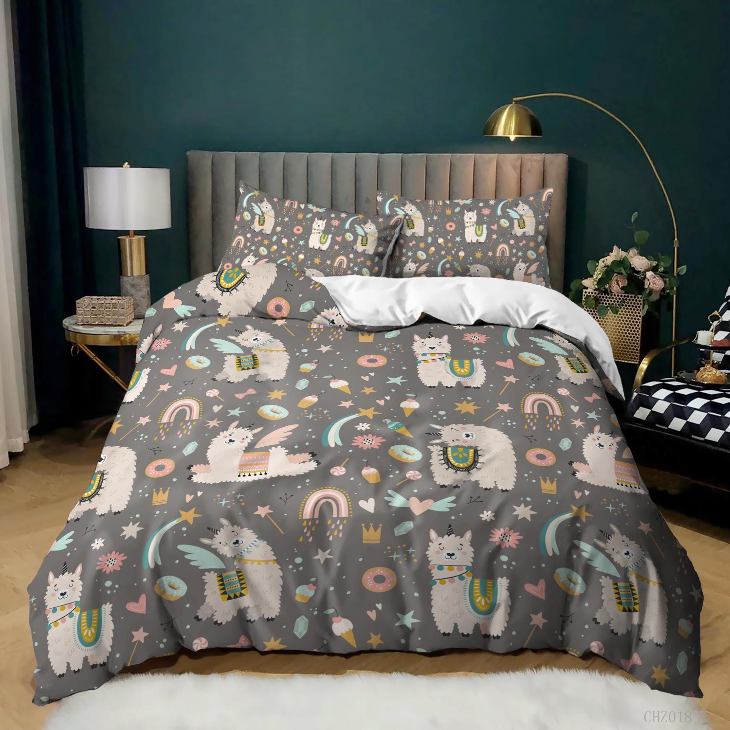 

Love Small Animals Three-Piece Kit Quilt Cover Bedding 135 * 200 (two-piece set) 90g