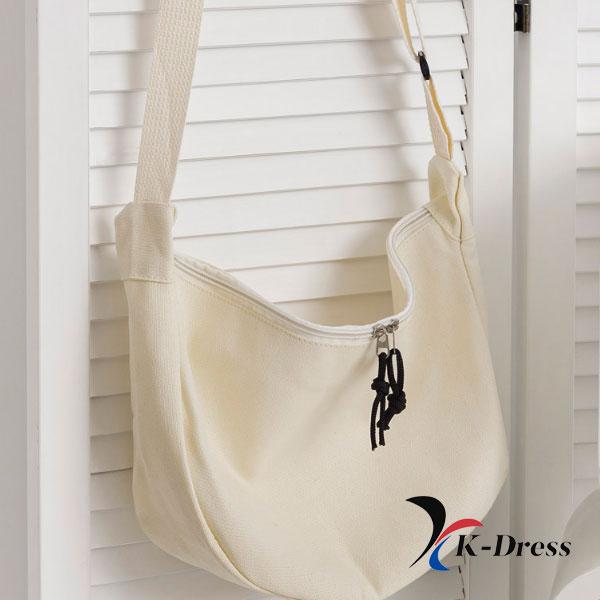 Half-Moon Crossbody Canvas Eco Bag (2 Colors)