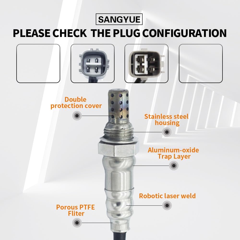 

2PCS Oxygen O2 Sensor 1 & 2 for 2004-2006 Scion XA XB; 2003-2005 Toyota Echo Upstream + Downstream