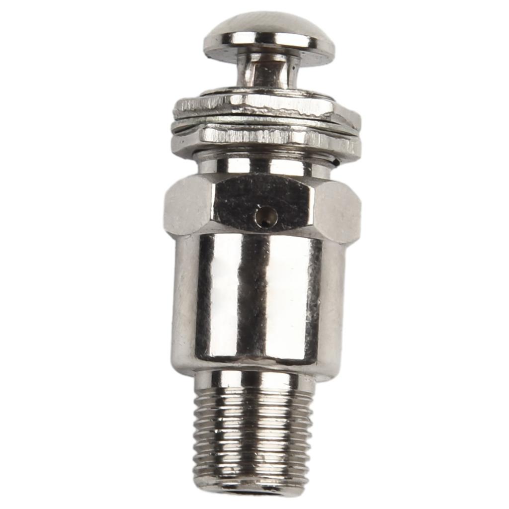2-posisjons 3-veis pneumatisk ventil 2,4 mm sølvfarget