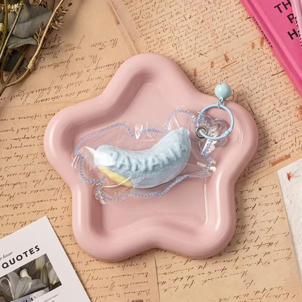 Slow Rising Slow Rebound Toy Soft Banana Bread Toy Pinch Toy Fidget Sticky Bag Christmas Gifts