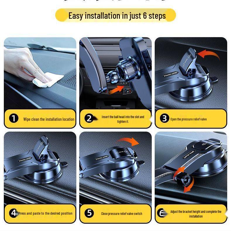 Car Interior Suction Cup Phone Holder