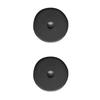 Sliding Barn Door Handle Carbon Steel 4.8mm Thick Double Sided Barn Door Push Pull Handle Black