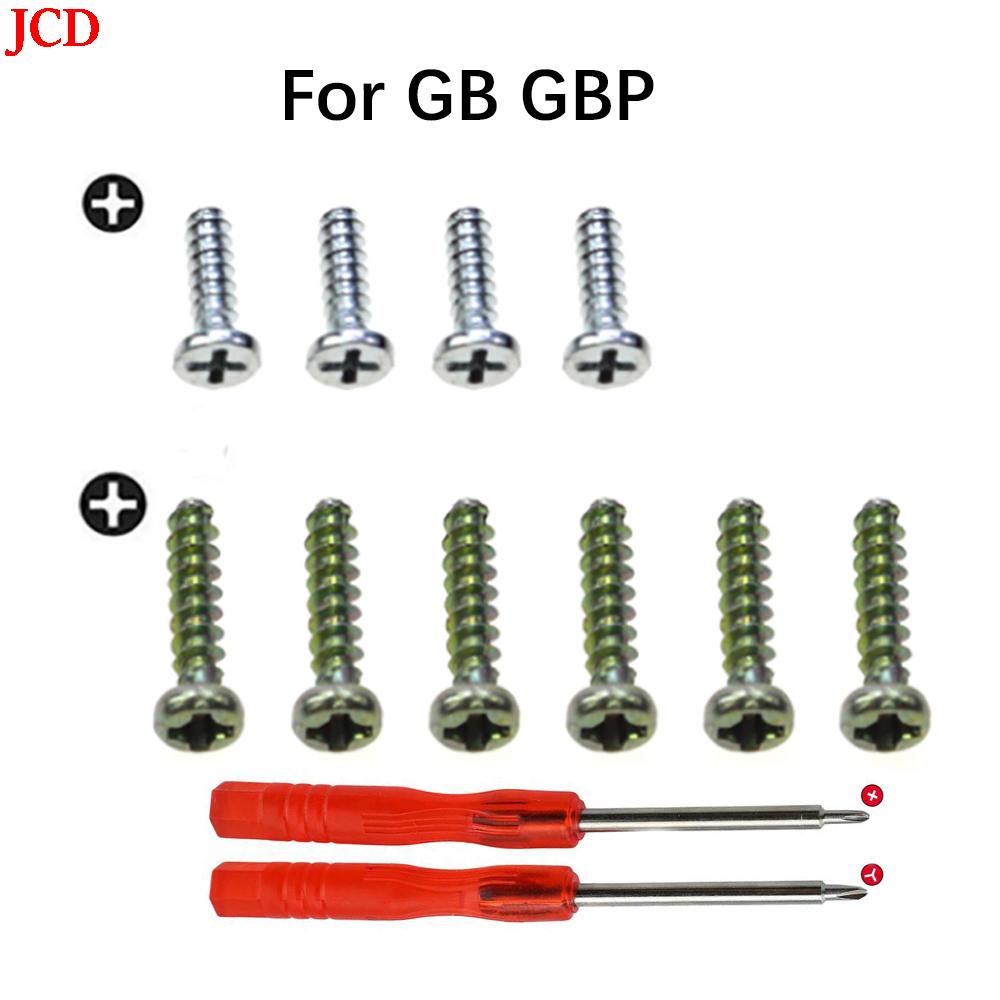 JCD 1Set (10pcs) For Gameboy Advance Color Y Tri-Wing Screws For GB GBP GBA GBC Game Console Shell Case Cross Screws