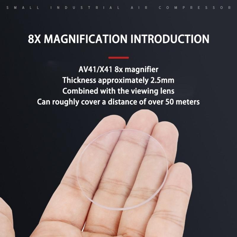 Compound Bows Scope Sight Resin High Definition Lens High Hardness Resin Magnifier Lens For Outdoor Observation