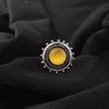 Yellow Cat's Eye 925 Sterling Silver Ring, Handmade Gorgeous Silver Jewelry, Statement Ring Cat's Eye Gemstone Jewelry For Gift