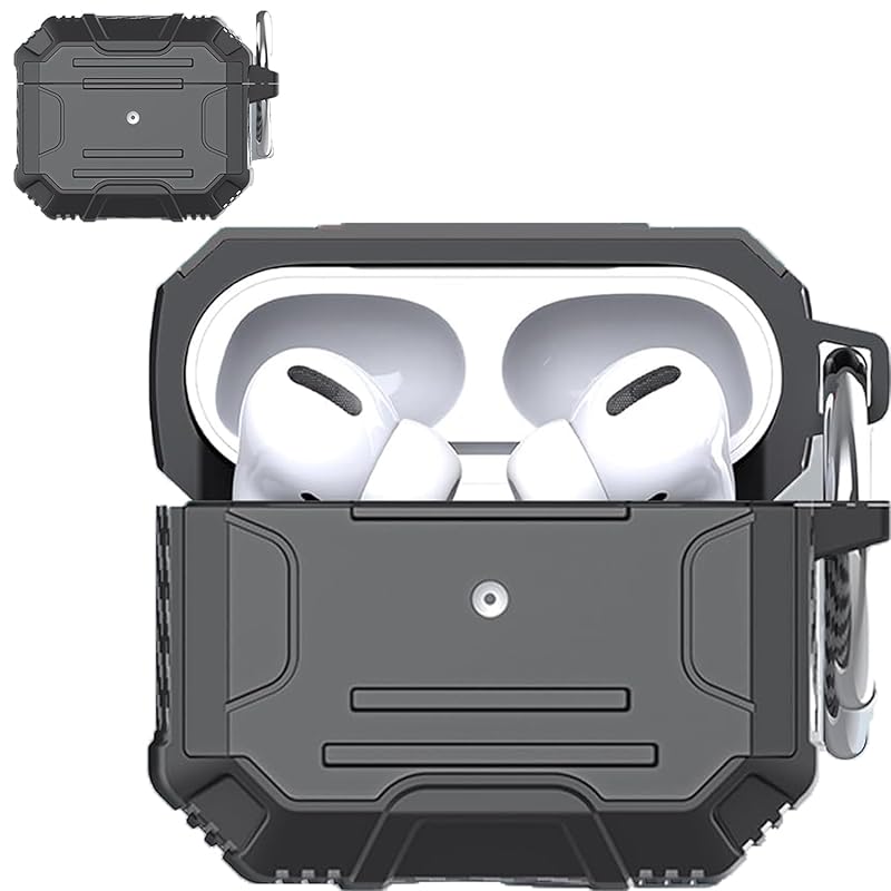 

For AirPods 4th generation case silicon (2024) case Cover [HNWEIWEI] 4 for silicon storage case convenience With carabiner trip lightweight airpods