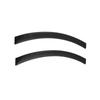 2pcs 45cm Universal Car Wheel Eyebrow Arch Mouldings Fender Strips Trim Stickers Protector Strips