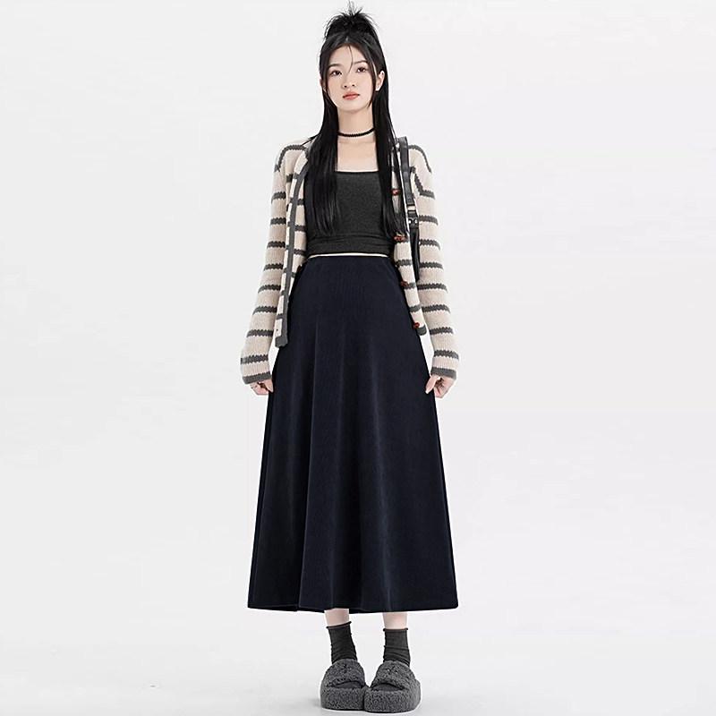 

Maternity Petite Black Pleated Long Skirt - Spring/Autumn 2026 Collection L (fits 110-135 lbs) серый/древесный уголь