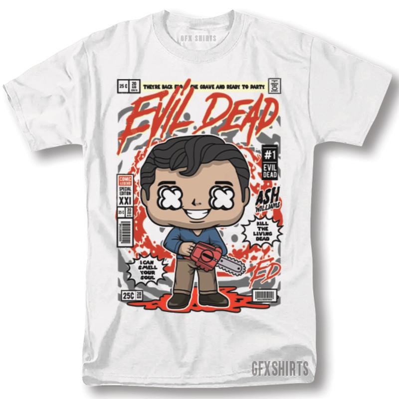 Evil Dead Shirt Funko Horror Movie Vintage Graphic Design T-Shirt S