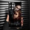 Twilight Saga Edward Plating Phone Case For Samsung Galaxy S24 S25 FE S26 Edge S23 Ultra S22 S21 Plus S20 Anti-Fall Airabag Cove