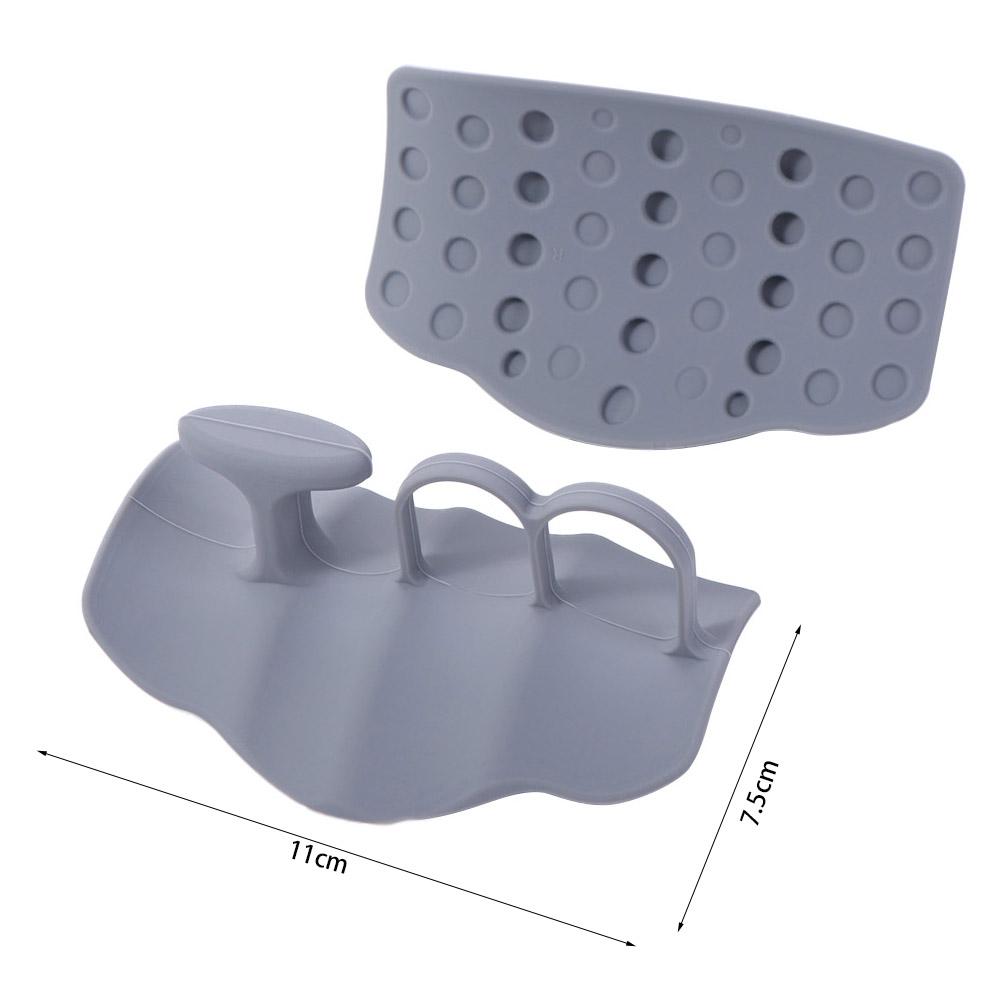 1 Pair Silicone Grip Strengthener Finger Exerciser Weight Lifting Grips  Bodybuilding