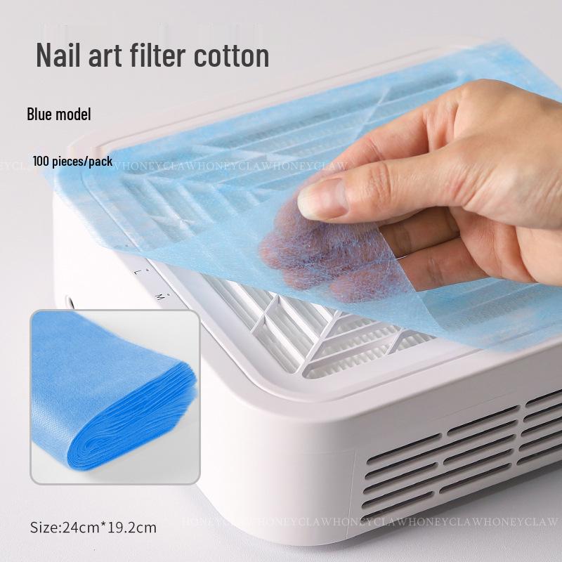 Opakovaně použitelná netřepivá prachová filtrační tkanina pro nehtový salon