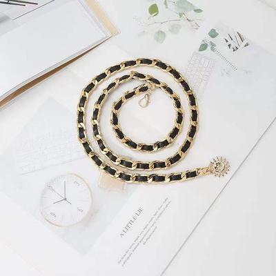 Europäische und Amerikanische Metallkette Taillenkette Damenrock mit Modischer Dekorativer Kette Taillen Dekoration Vielseitig Ins Trendiger Gürtel