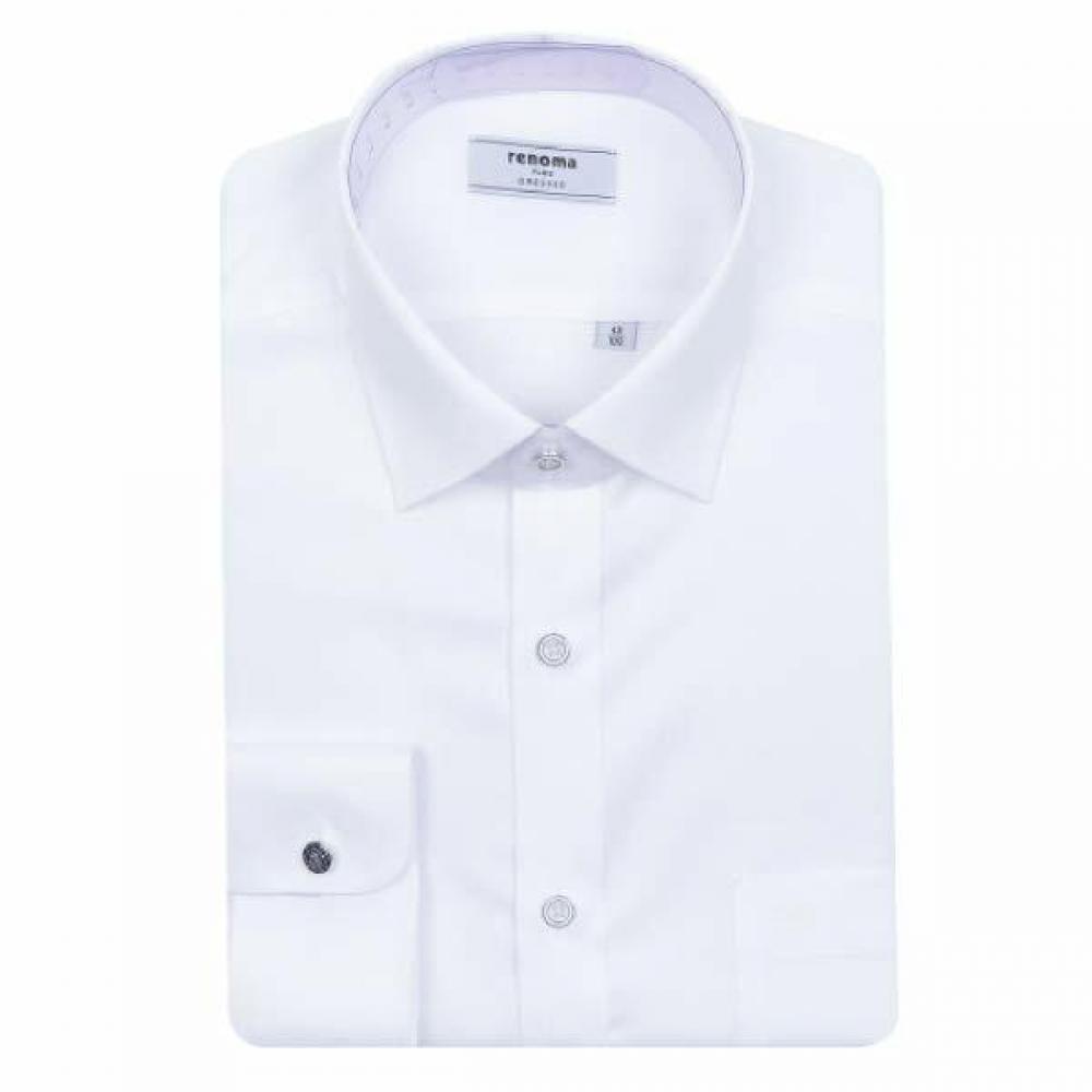 

Renoma Dot Allover Dobby Sleeve Jewelry Button White Shirt Rlssg1005 Wh 110