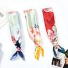 Small Square Scarf Women Spring and Summer New Silk Satin Printing Small Silk Scarf Neck Shawl Gift Scarf