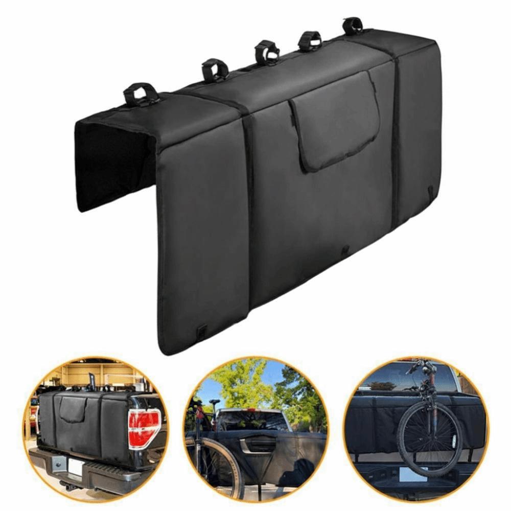 Holds Up To 5 Bikes Tailgate Cover Fixing Strap Pickup Truck Pad Bike Pick-Up Pad  Truck Tailgate