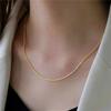 Popular copper Colour Sparkling Clavicle Chain Choker Necklace Collar For Women Fine Zircon Wedding Party Birthday Gifts 2023