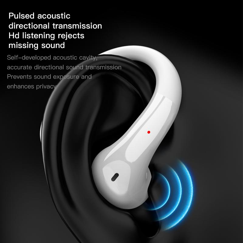 Wireless Bluetooth Headset HD Sound Quality Stereo Bluetooth 5.4 Mini High Quality Earplugs Anti-Sweat For Sports Workout Gym