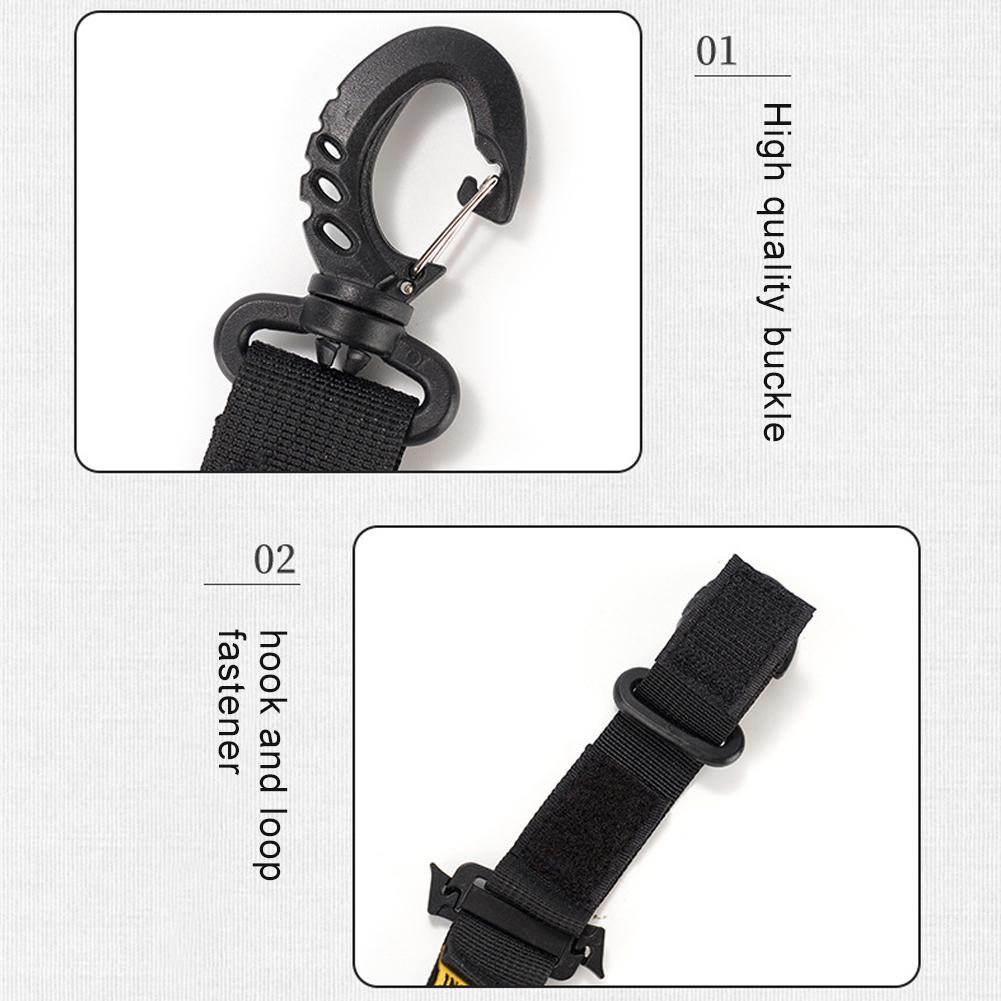 Three Point Auxiliary Backpack Stabilizer Strap Quick Detachable Fixed Shoulder Bag Anti Slip Strap for Sling Packs & Messengers