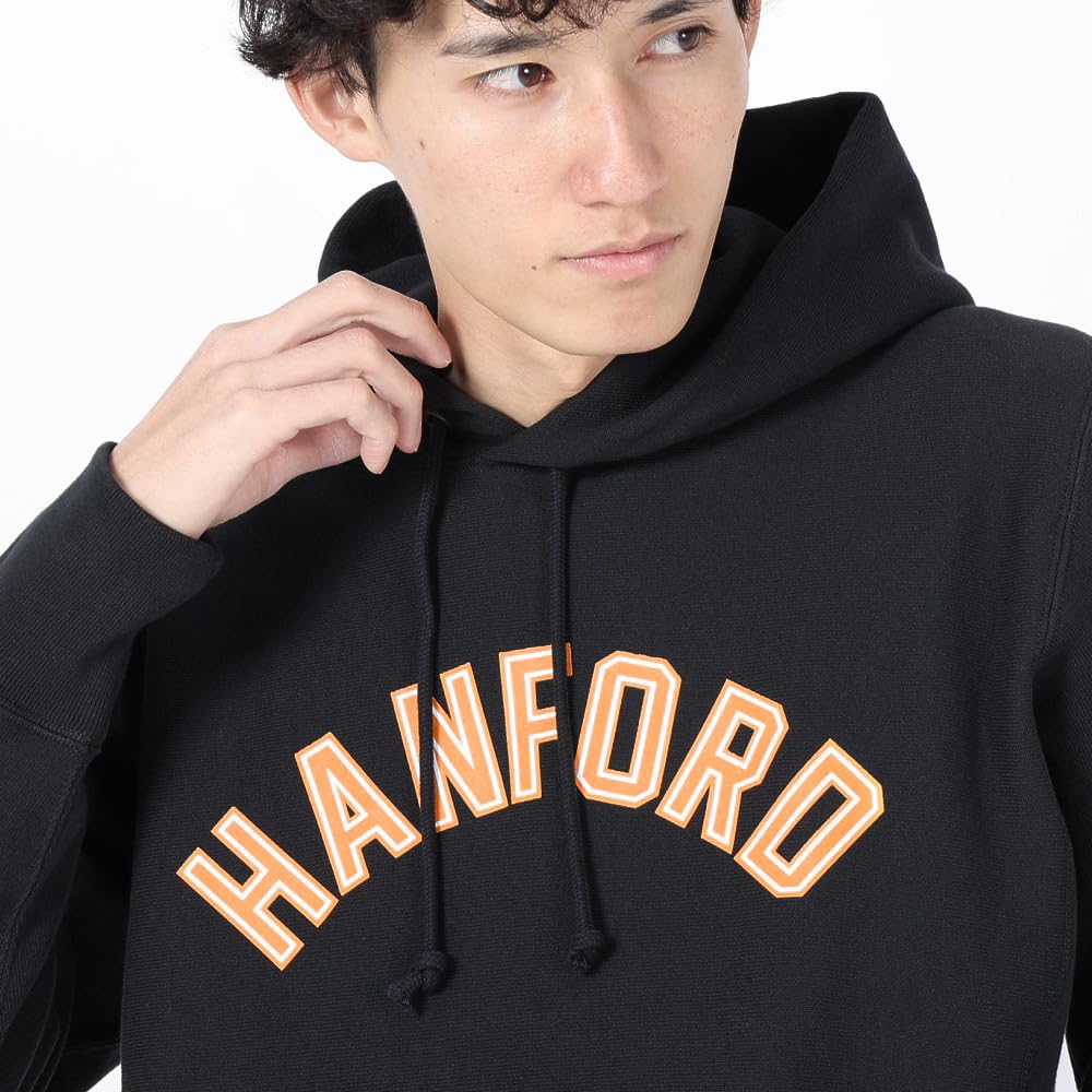 Champion Reverse Hooded Long Cotton USA Graphic Size Weave® Sweatshirt, Sleeve, 11.5oz Print, C3-Y114-090-XL