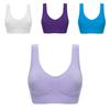 Women Pure Color Plus Size Ultra-thin Large Bra Sports Bra Full Cup Tops For Comfort