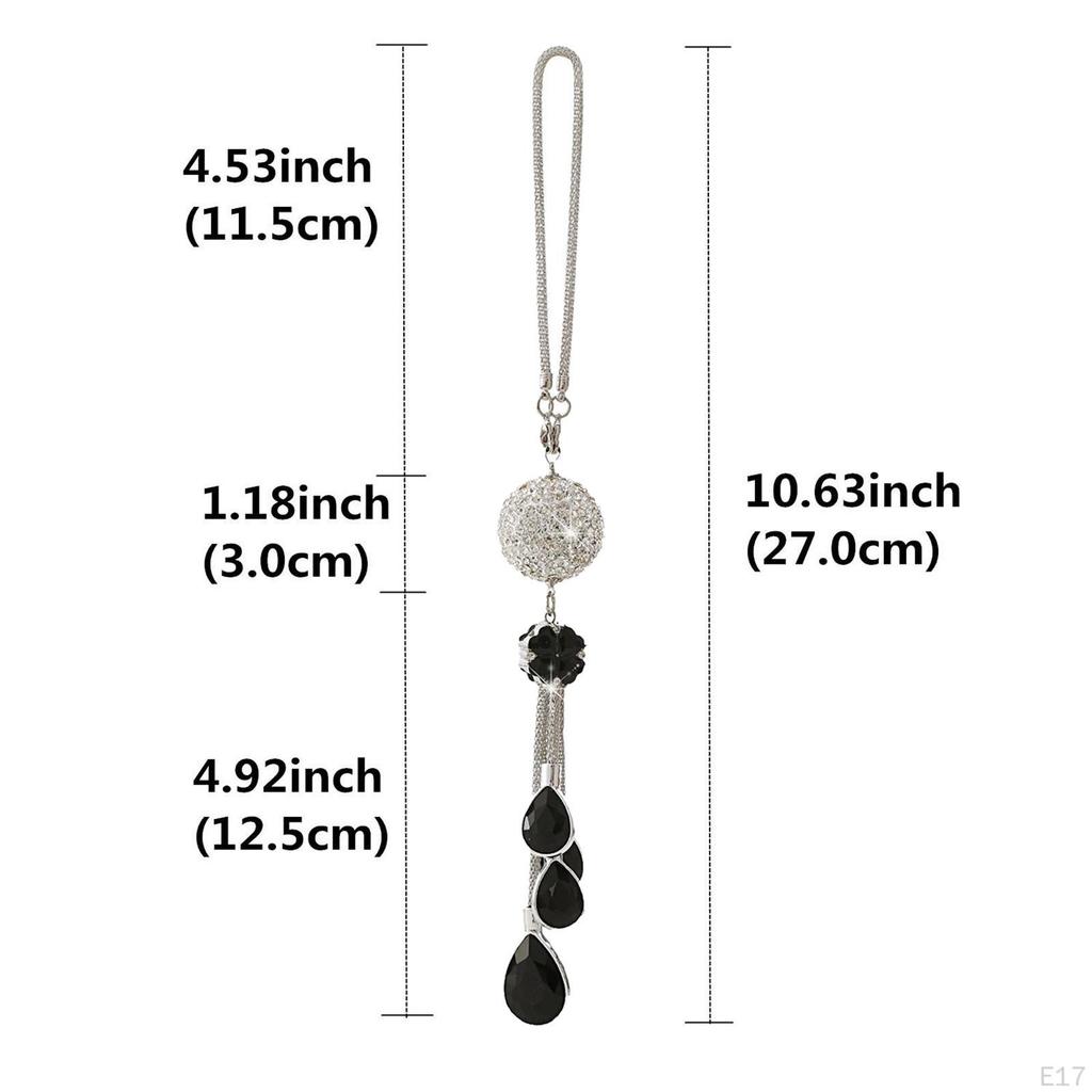 Bling And Drops Car Accessories, Decoration Pendant Crystal Rhinestone Shiny Ornament