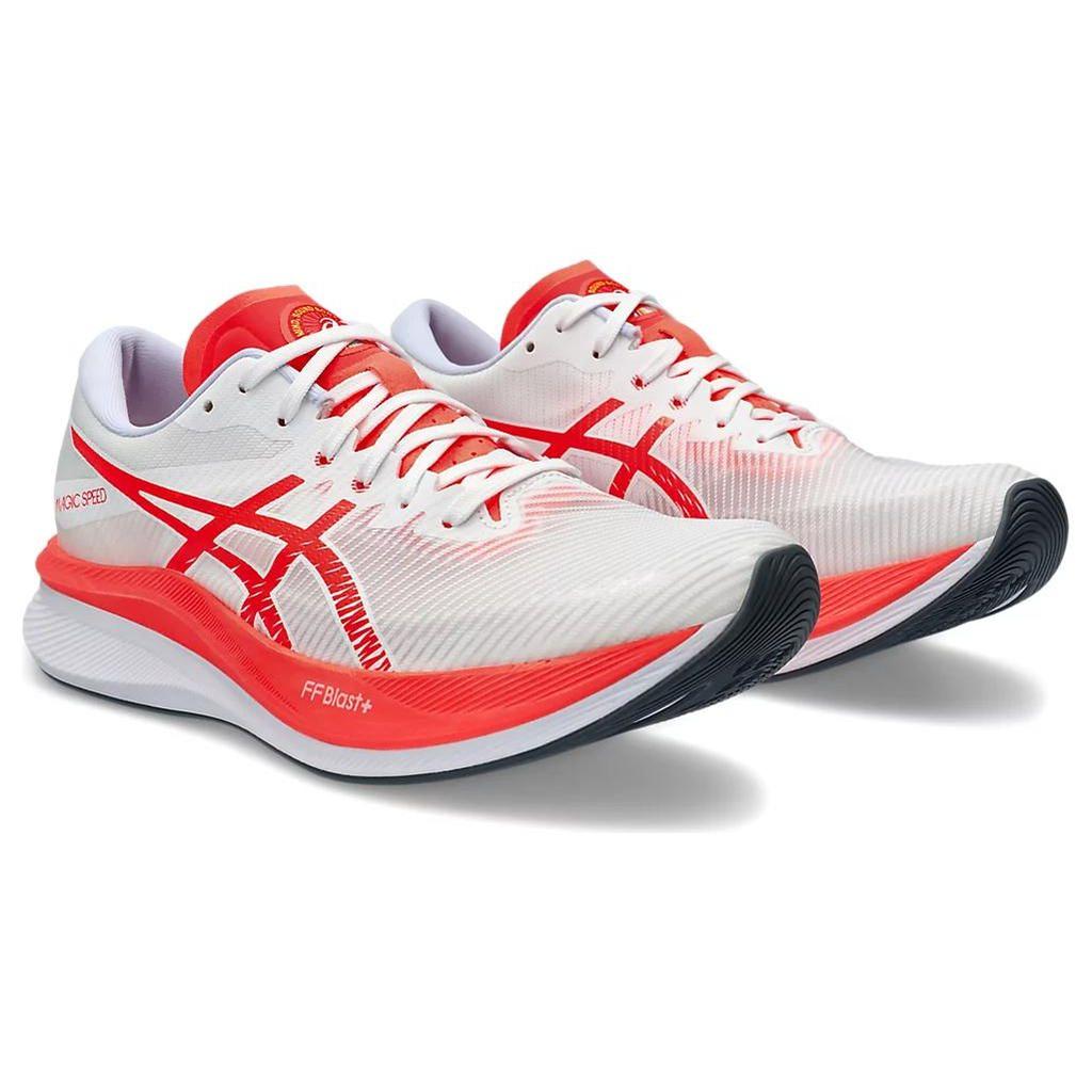 Asics Magic Speed 3 White Sunrise Red Men Sneakers 1011B848-100