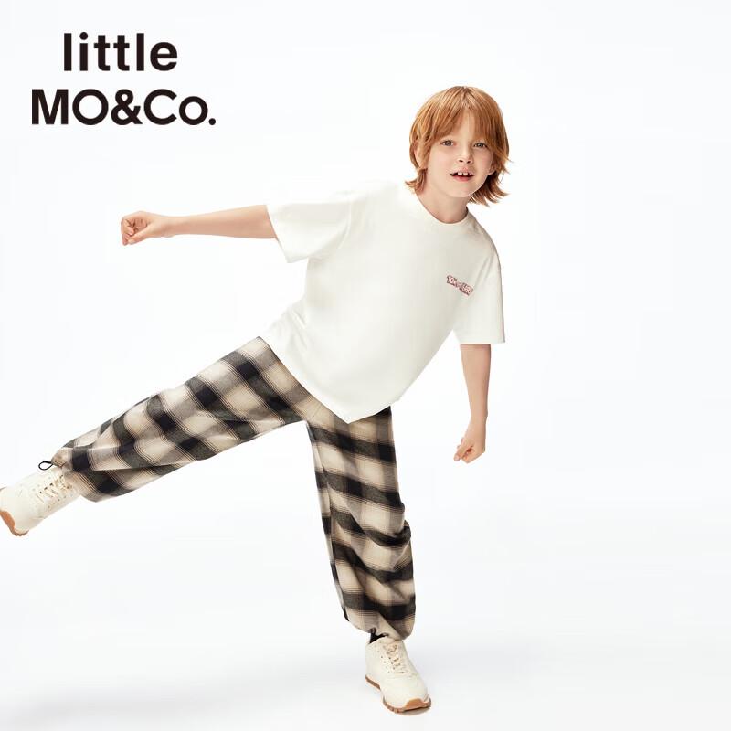 Little MO&Co. Boys' Plaid Cargo Pants