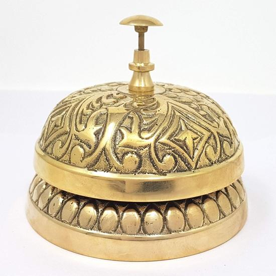 Brass Nautical  Desk Bell Table Bells Call Bell Reception Bell12.7 cm