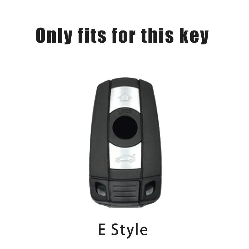 Car Sticker Hot 2025 Fashion Racing Style Design Car Key Case Cover Key Auto Accessories For BMW E61 E70 E81 E87 E90 E91 E92 X1
