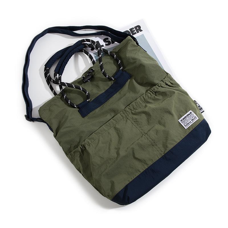 

Модные спортивные мужские и женские сумки для отдыха, горные сумки-тоуты, студенческие сумки через плечо большой емкости, наплечные сумки зелёный