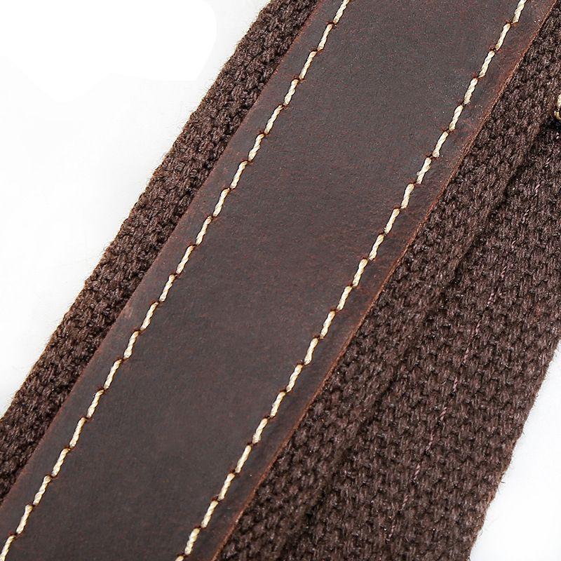 Vintage Fully Cow Leather Replacement Shoulder Strap for Briefcase Luggage Messenger Bag Sling Detachable Shoulder Strap