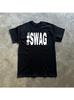 SWAG Street Style Y2K Print T-Shirt, Unisex, Casual Retro Look, Everyday Wear, C
