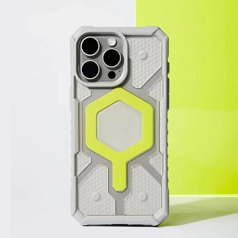 

Чехол Urban Armorg Pathfinder MagSafe для Apple IPhone16 Pro Max Plus15 14 13 12 Ori ударопрочный прочный чехол с беспроводной зарядкой For iPhone 16 Pro Max