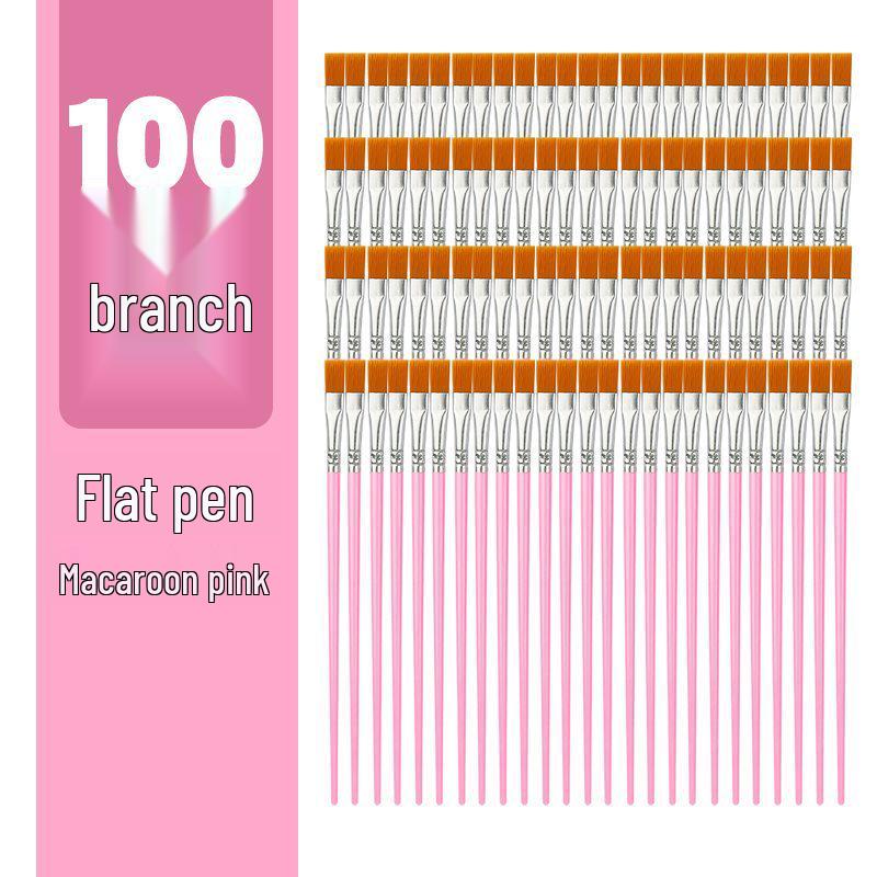 Wei Zhuang Kids' DIY Plaster Nylon Fine Liner Blue Brush for Oil Painting & Graffiti.