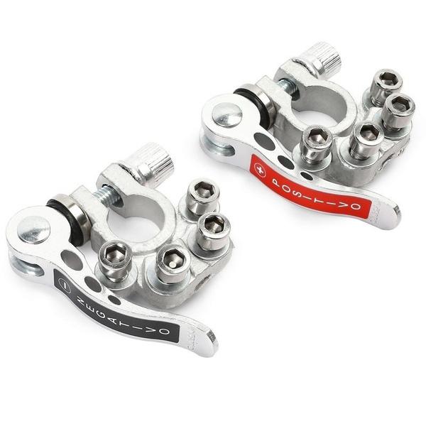 1 Pair SAE To JIS Car Battery Terminal Connector,Car Battery Terminal Clamps,Positive Negative Top Post Battery Terminal For Auto,Battery Cable
