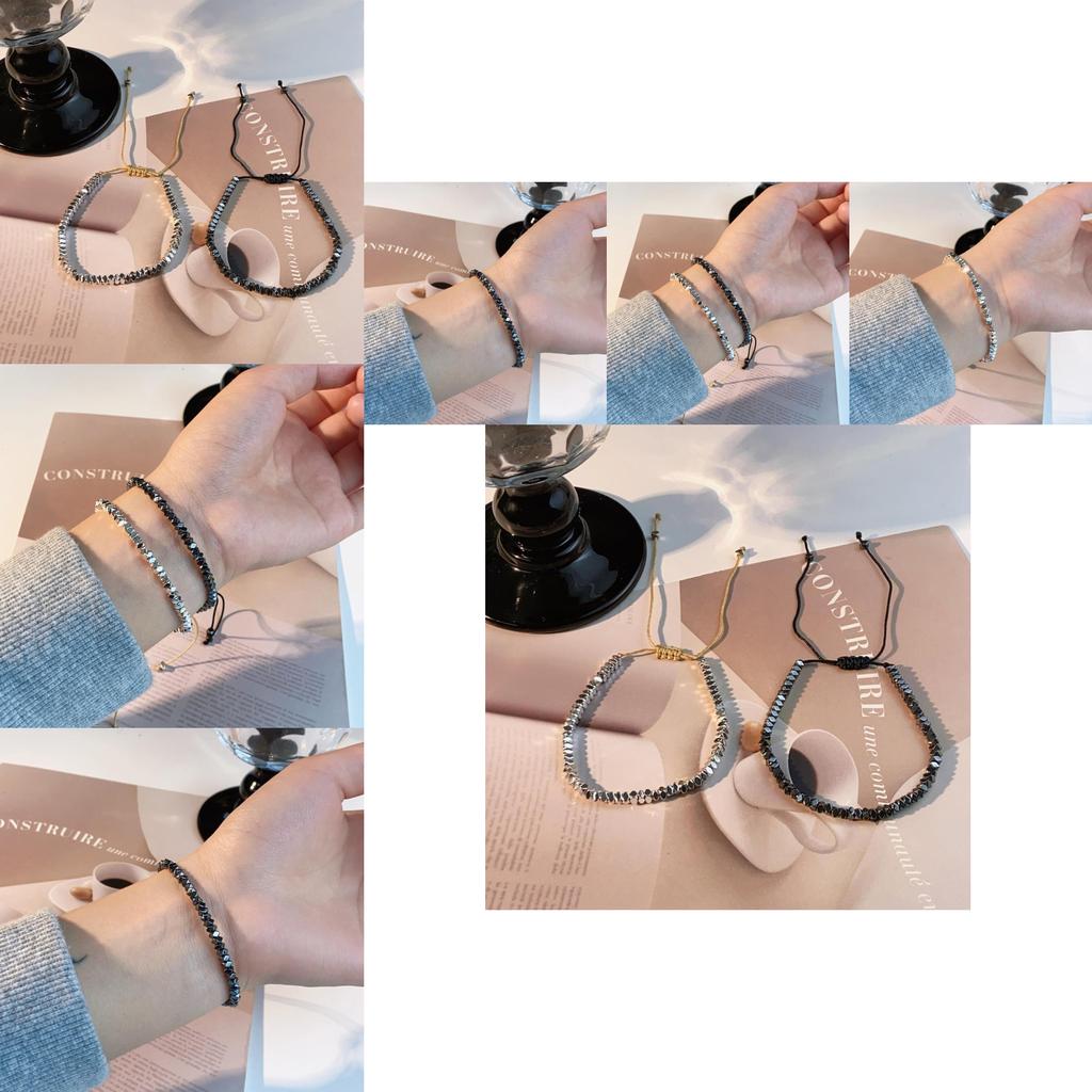 Bracelet Iridium Minimalist Geometric Design Handmade Unisex Fashion Jewelry