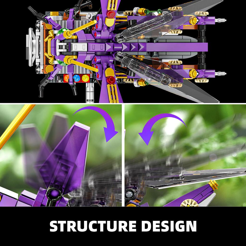 596PCS Mechanical Grasshopper Model Creating Modules Sets Rotatable DIY Learning Toy Sets Xmas Birthday Celebration Present Gifts