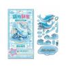 Sticker Relief 3D Gaufré Texture Gonflante Autocollants Cristal Empilés 3D Kawaii Fait Main DIY Cadeau Créatif Cadeau de Fête