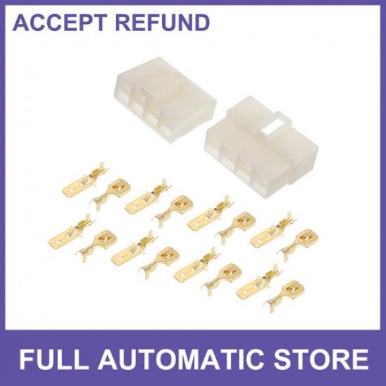 1set 8 Pin Car Electrical Wire Connector Plug Kits for Car 6.3 Series Universal