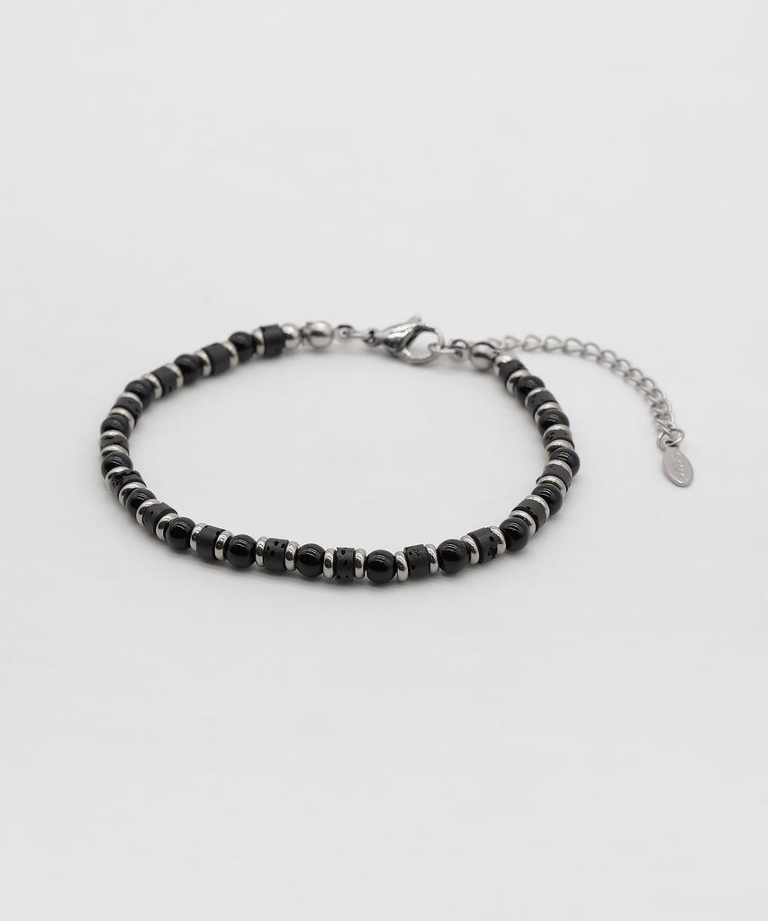 Iamj Volca Black Gemstone Bracelet