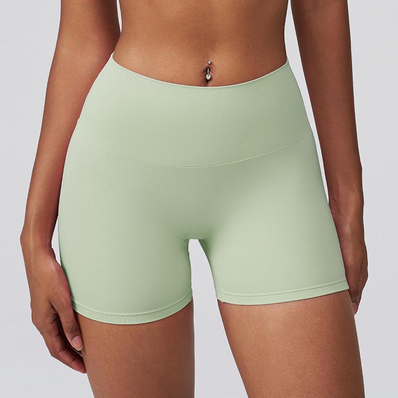 Women S Y2k Style High Waisted Butt Lifting Tight Yoga Shorts With Pockets