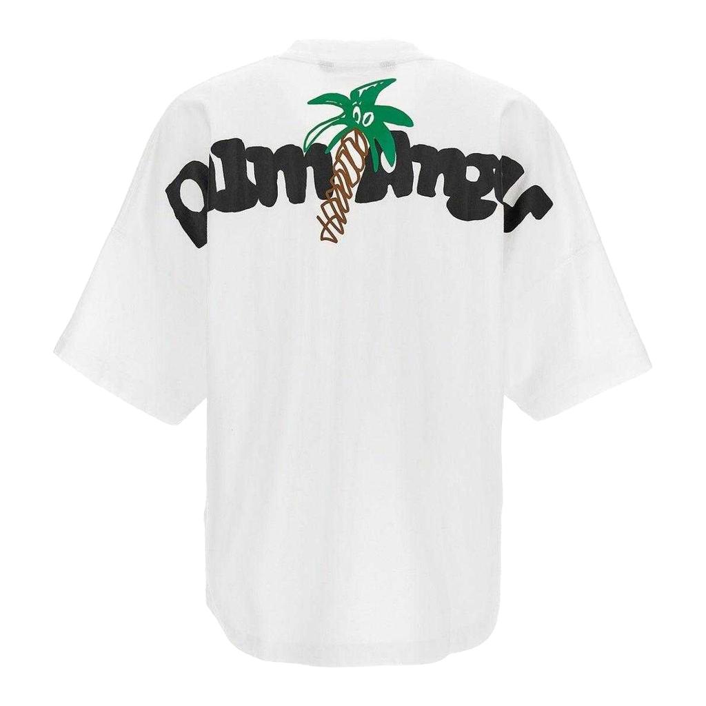 Palm Angels Mens Palm Tree Oversized T-Shirt
