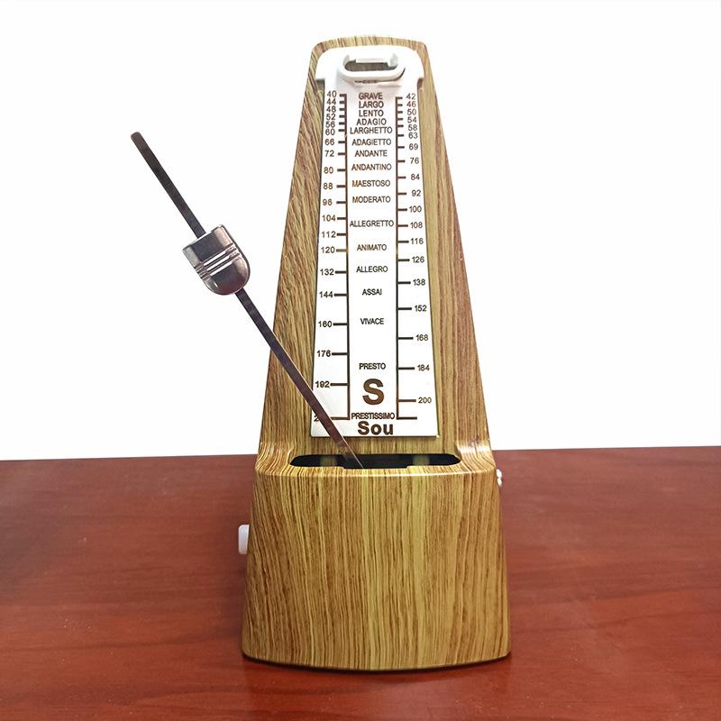 Universal Wood Grain Traditional Bullet Piano Metronome