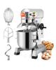 VEVOR Electric Food Mixer 30L Food Stand Mixer 1100W Electric Dough Mixer Maker 220V Adjustable Commercial Mixer Grinder Commercial Stand Mixer for