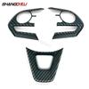 Car Steering Wheel Decoration Steering Wheel Button Cover Trim Interior Accessories For Toyota RAV4 2020-2025