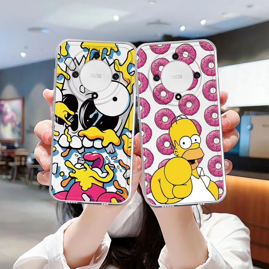 Милый Чехол The S-simpsons для Honor X9a X9b 90 Lite X8 X8b X8a X7b Мягкая Крышка для Телефона