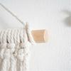3 Tiers Macrames Wall Hanging Floating Shelf Natural Cotton Rope Home Decor