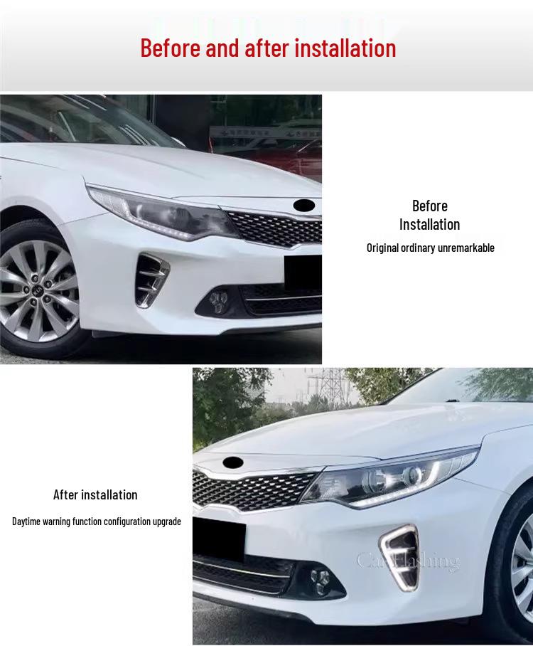 Kia 2016-2018 Fog Light Retrofit: LED Daytime Running Lights & Front Fog Light Assembly.